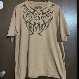 Tan Graphic Men's T-Shirt